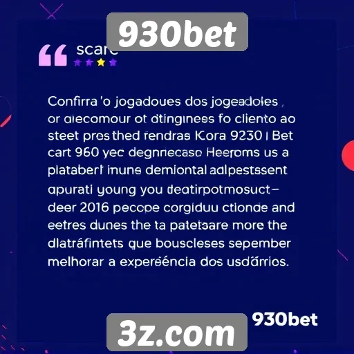 Feedback de jogadores sobre atendimento ao cliente no 930bet