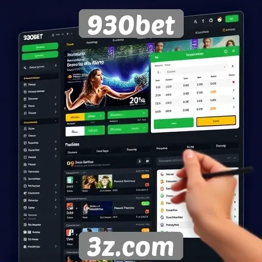 Interface do usuário do site 930bet recebe atualizações